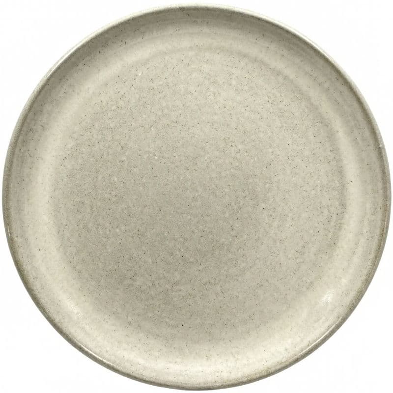 Tallrik 27 Cm - Sandfärgad Stengods