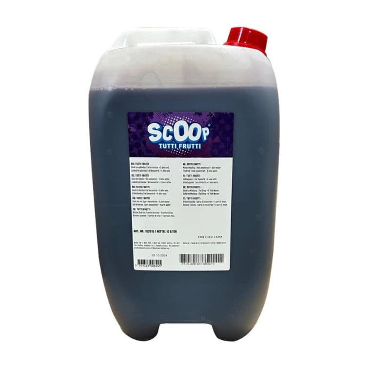 Scoop Slushice Koncentrat Tuttifrutti, 10l