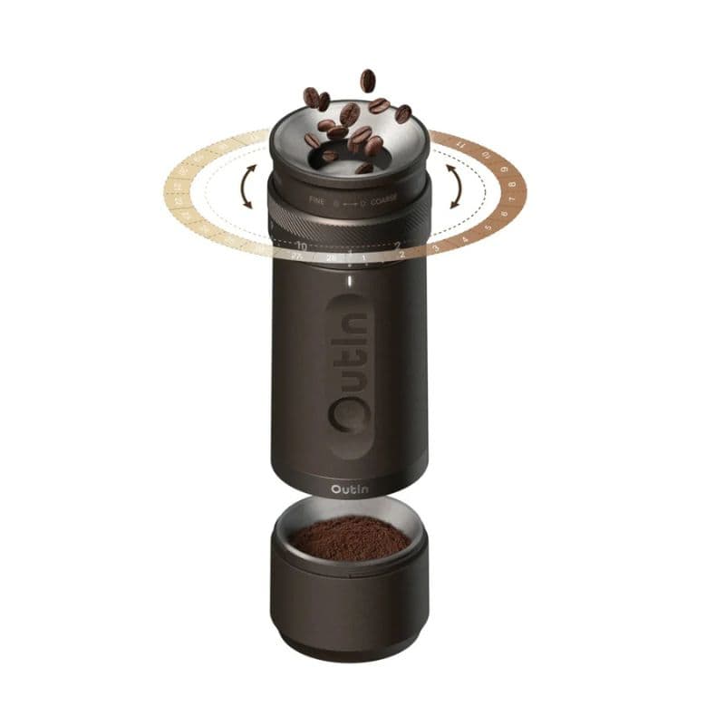 Outin Fino Bärbar Kaffekvarn - Brun