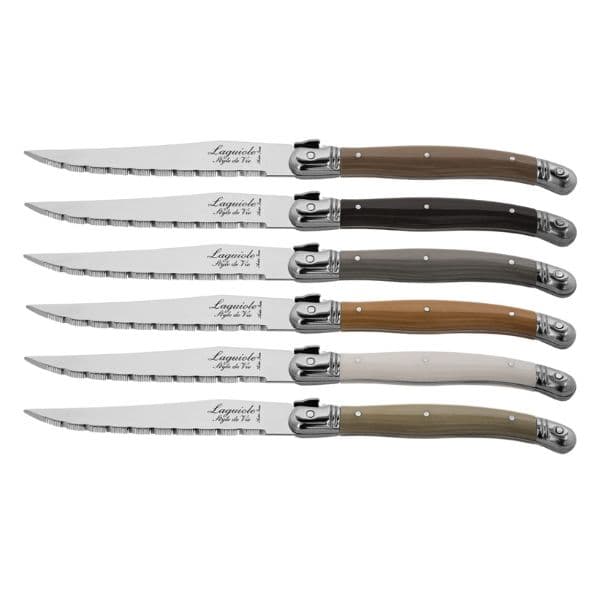 Grillknivar Laguiole Skat Set 6 Sdv