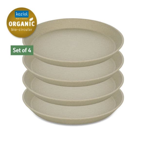 Koziol Connect Tallrik Ø20,5cm (4 St) - Dessert Sand