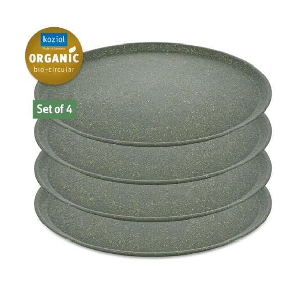 Koziol Connect Tallrik Ø25,5cm (4 St.) - Ash Grey