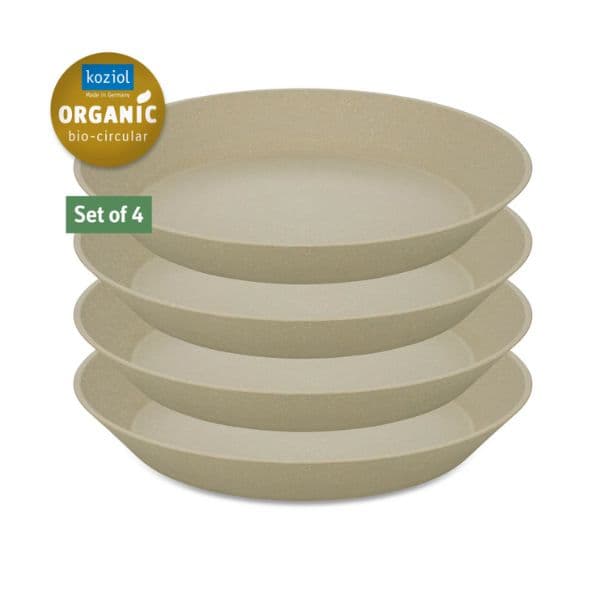 Koziol Connect Tallrik Ø24cm (4 St.) - Dessert Sand