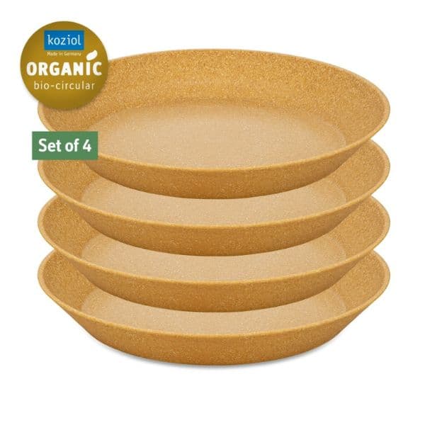 Koziol Connect Tallrik Ø24cm (4 St.) - Trä
