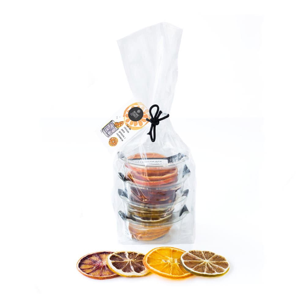 Mix Av Torkad Apelsin, Blodapelsin, Citron Och Lime