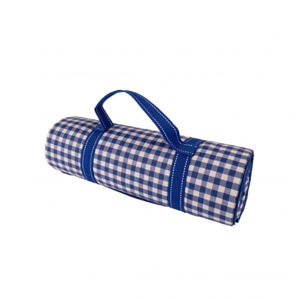 Picknickfilt Blå/vit Rutig Av Bercato 150x135cm