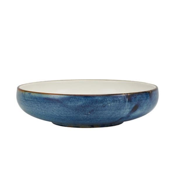 Terra Aqua Blå Tvåfärgad Coupe Skål 24,5 Cm Genware