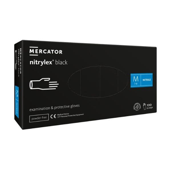 Nitrilhandske, Protect, M, Nitril, Pudderfri, 100 Stk.