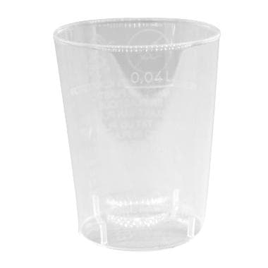 Plastglas Snapsglas 2/4 Cl 50 St.
