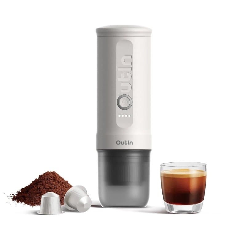 Outin Nano Bærbar Espressomaskine - Hvid