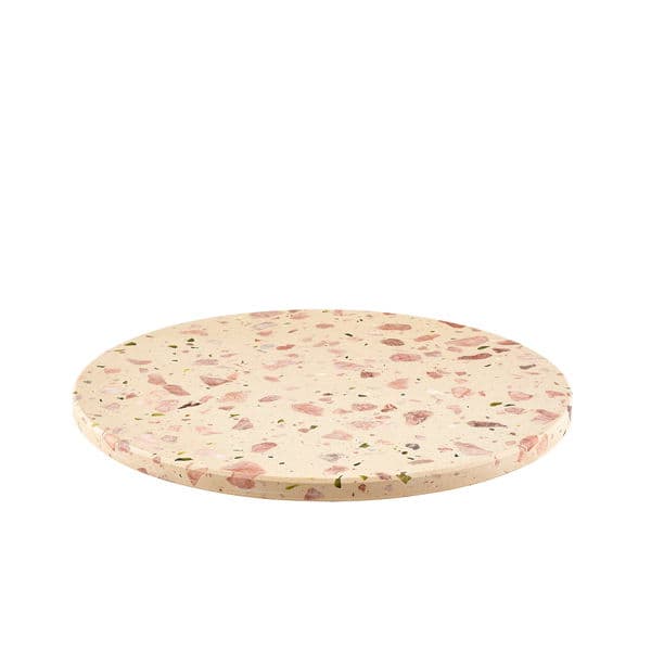 Genware Terrazzo Rundt Fat 33 Cm