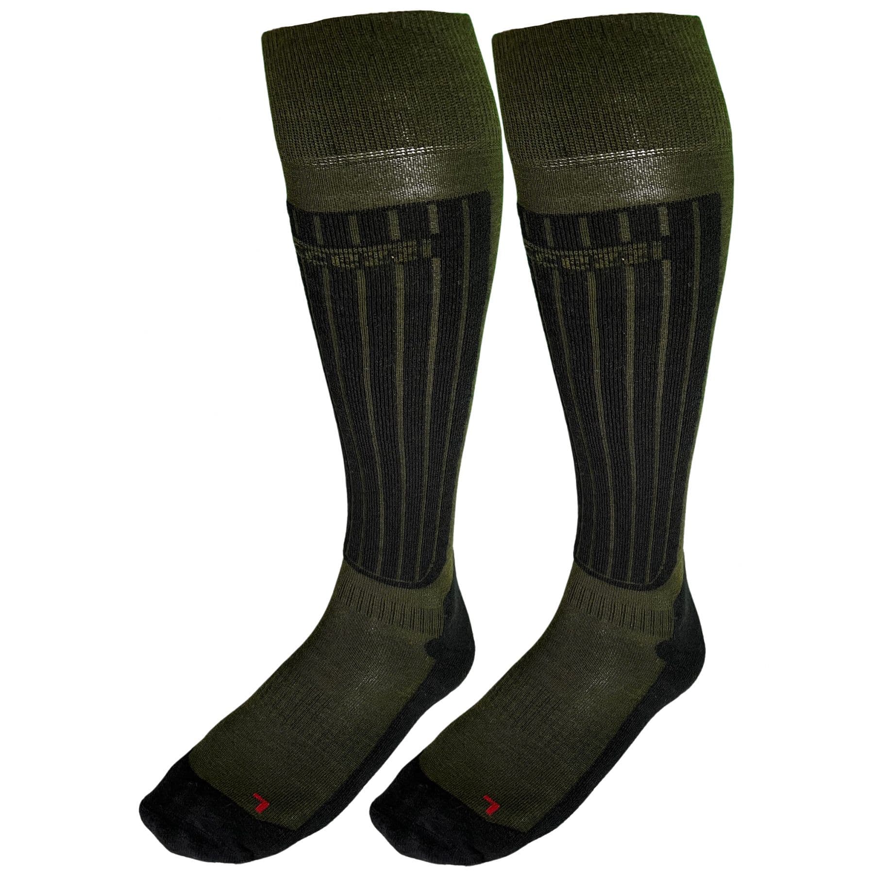 Accezzi Merino 80, Skidstrumpor, 2 par, Gr�n