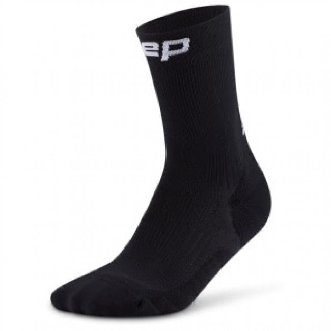 CEP Core Run Socks Mid Cut 5.0, löparstrumpor, herr, svart