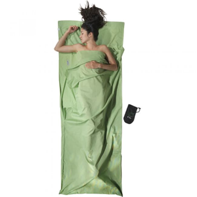 Cocoon TravelSheet, 100% Organic Cotton, sovsäck, skogsskugga