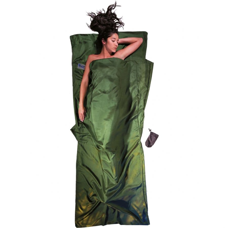 Cocoon TravelSheet, Sovsäck, mörk olivgrön