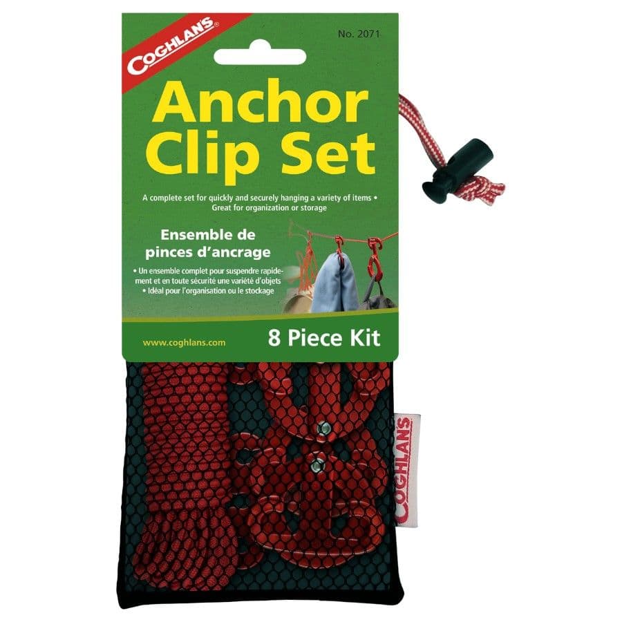 Coghlans Anchor Clips Set, hängställning
