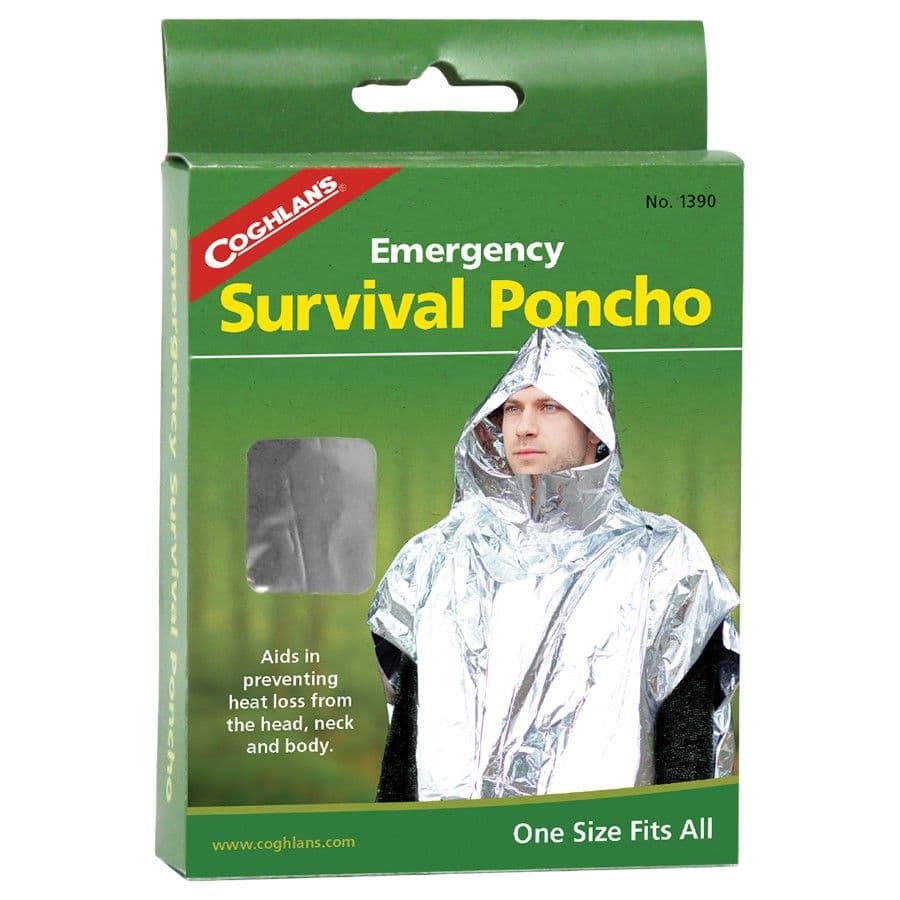 Coghlans Emergency Survival Poncho, nödsregnponcho