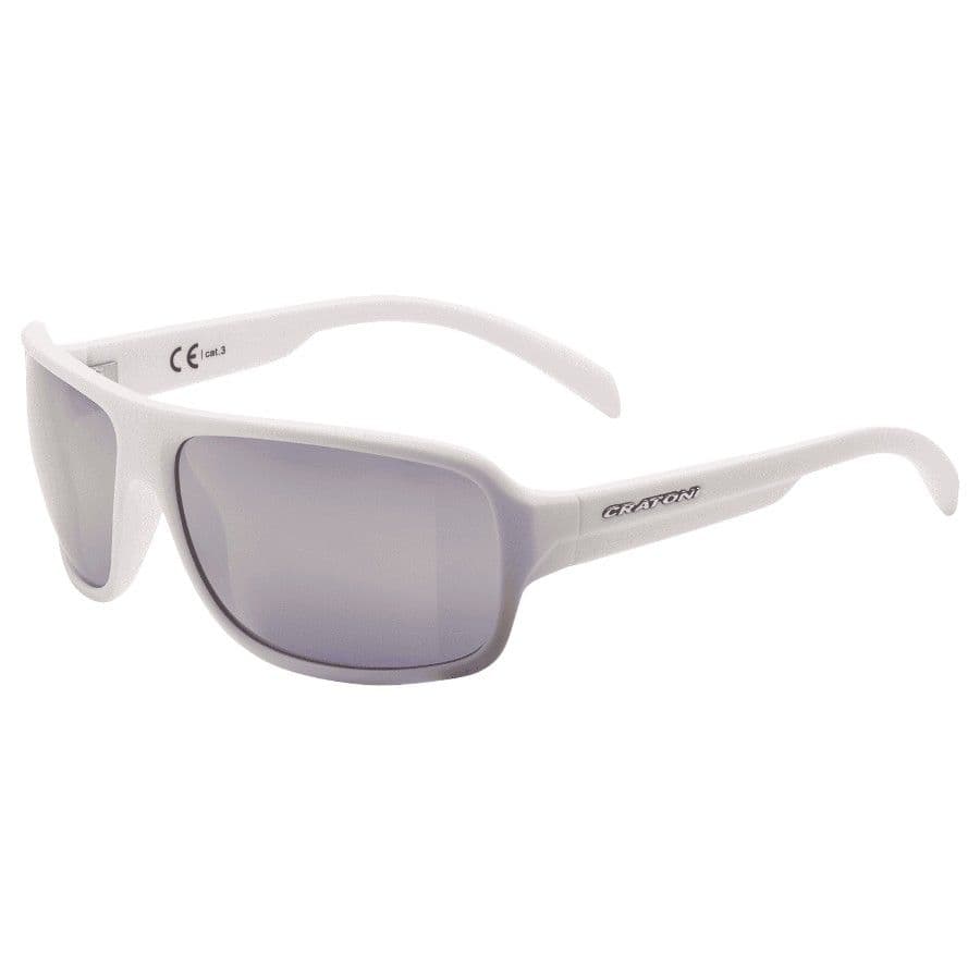 Cratoni C-Ice Color+ Lifestyle Grey-Blue W/ Gold Mirror, solglasögon, vit