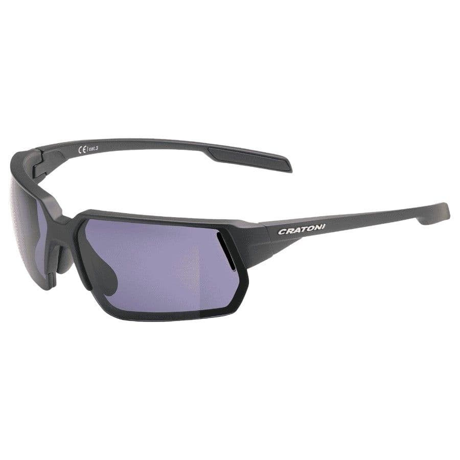 Cratoni C-Lite Color+ Lifestyle Grey Blue W/O Mirror, solglasögon, matt svart