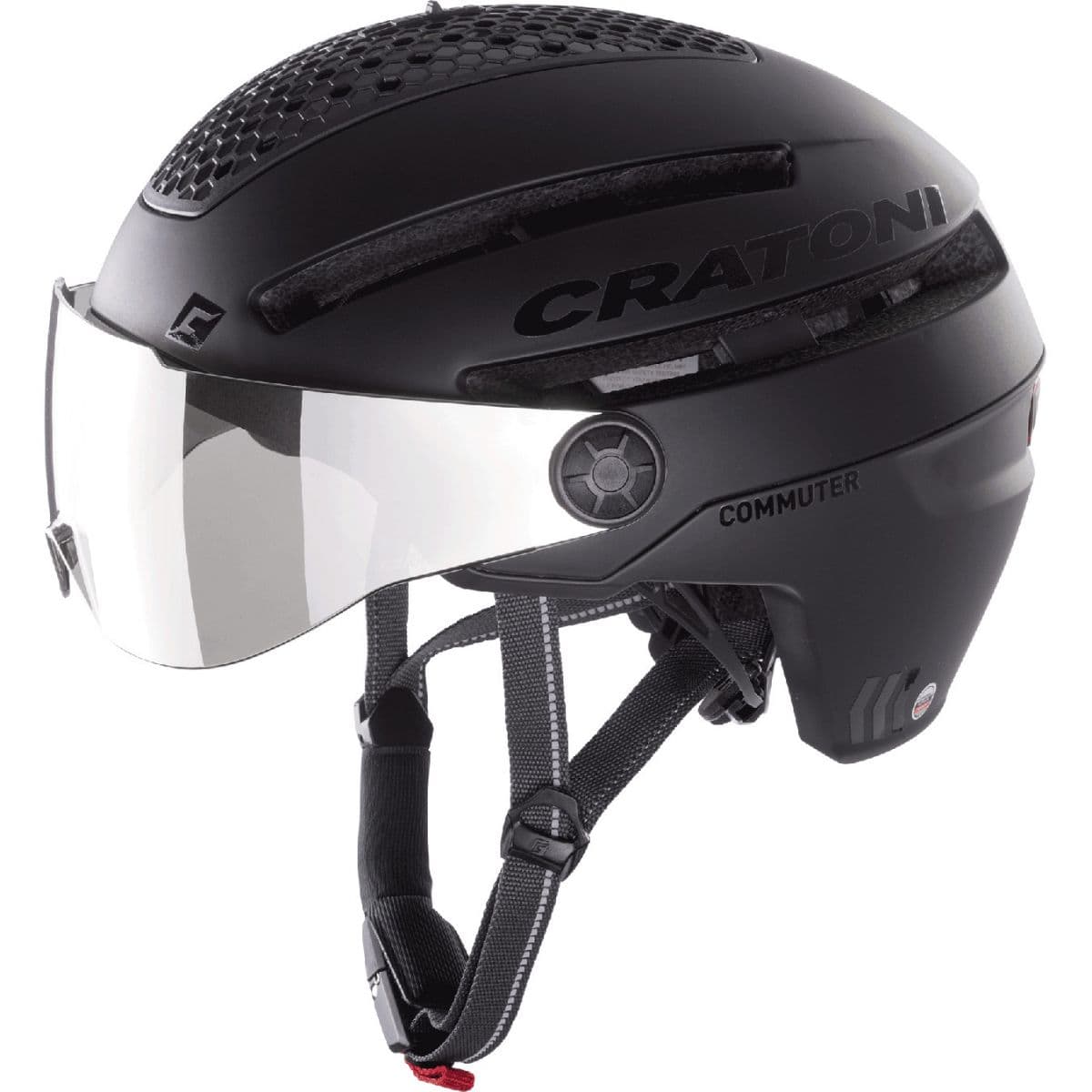Cratoni Commuter, cykelhjälm, svart