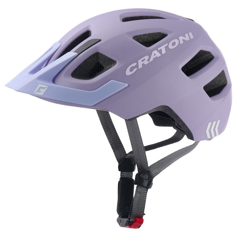 Cratoni Maxster Pro, cykelhjälm, matt lila