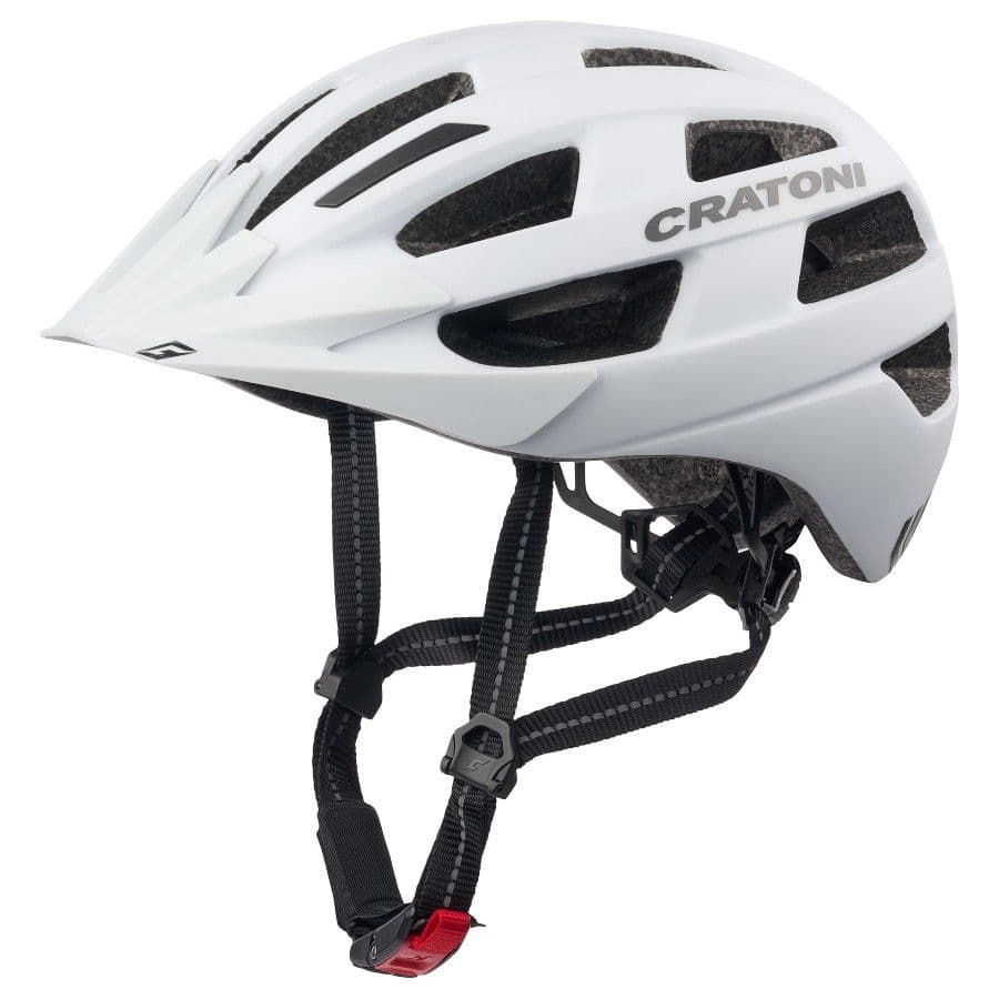 Cratoni Velo-X, cykelhjälm, matt vit