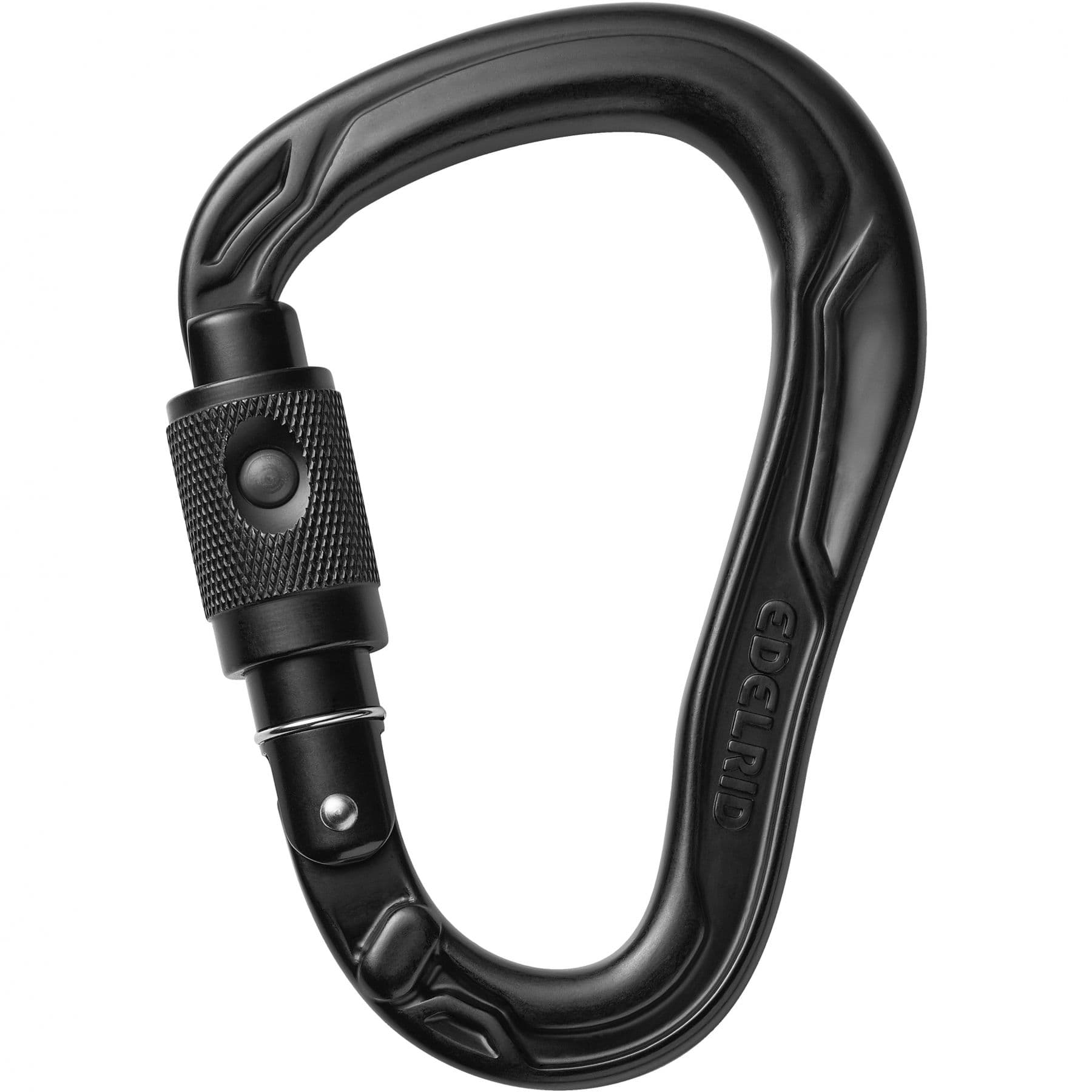 Edelrid HMS Bullet PermaLock Karbinhake, svart