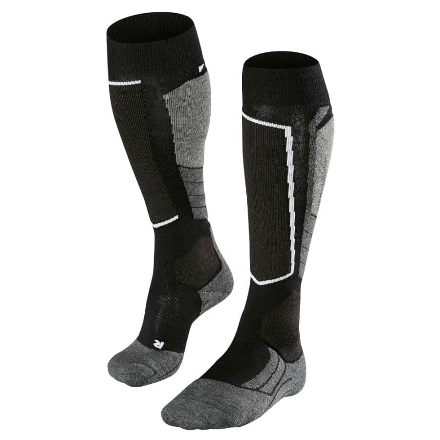 Falke SK2 Wool Skidstrumpor, Herr, Svart