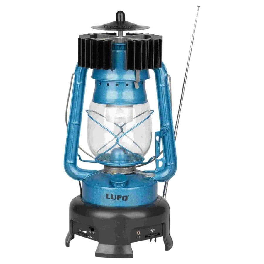 Feuerhand Lufo Hurricane Latern With Radio, lykta, blå