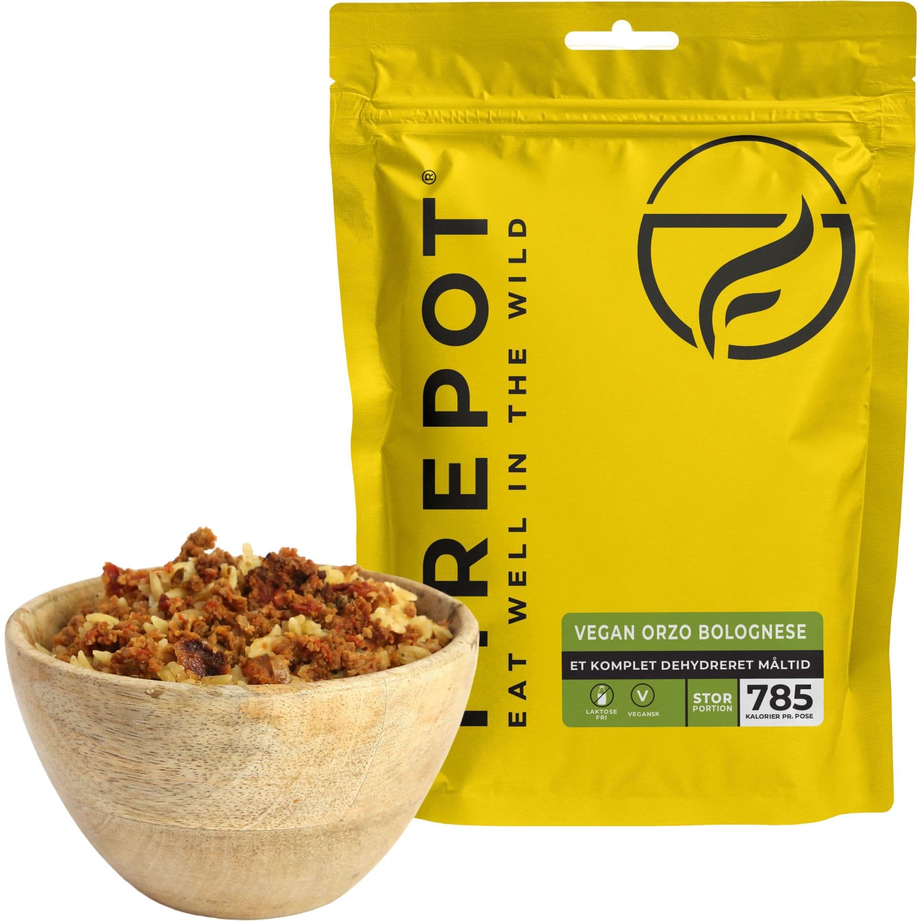 Firepot Vegansk Orzo Bolognese, frystorkad mat, XL