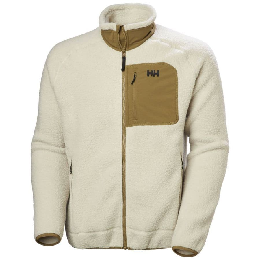 Helly Hansen Panorama Pile Block, Fleecejacka, Herr, Beige