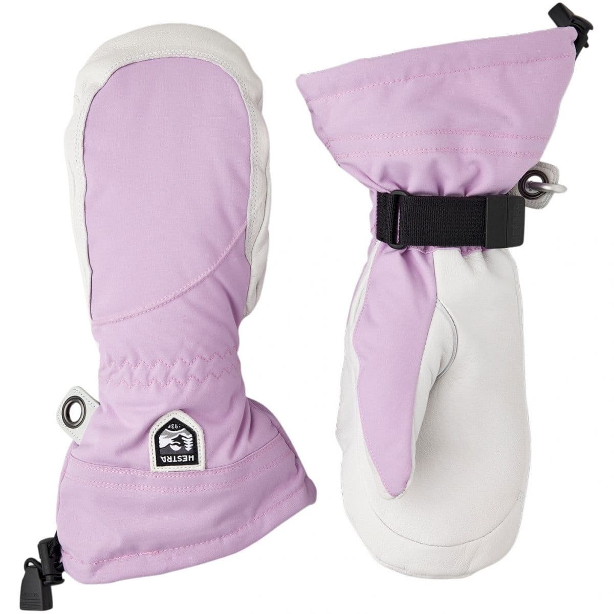 Hestra Heli Ski, Skidvantar, Dam, Rosa/Vit