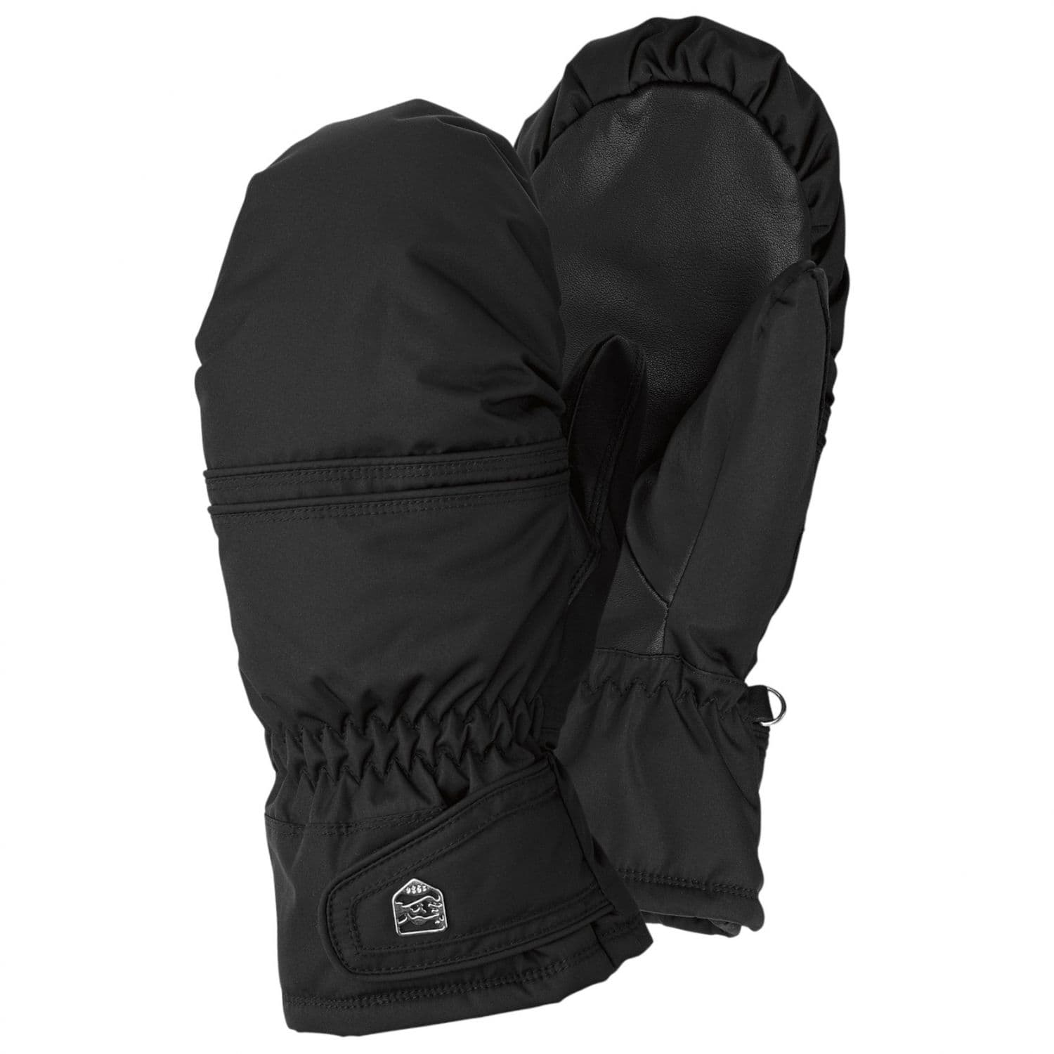 Hestra Primaloft Leather Skidvantar, Dam, Svart