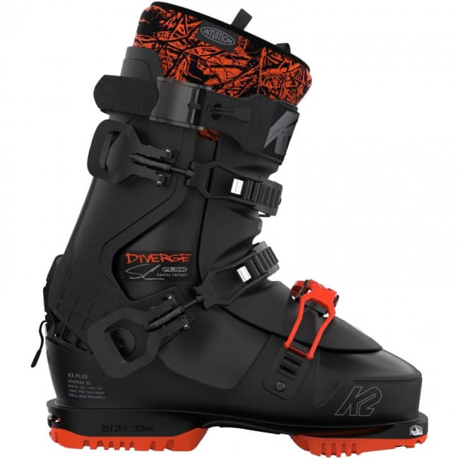 K2 Diverge SC, Pjäxor, Herr, Svart/Röd