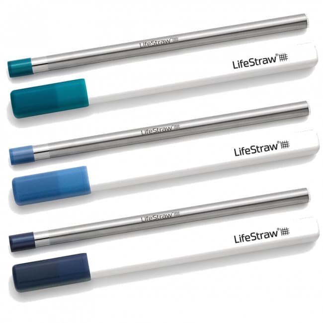 LifeStraw SIP 3pk with 3 Cases, Mörkblå/Blå/Grön