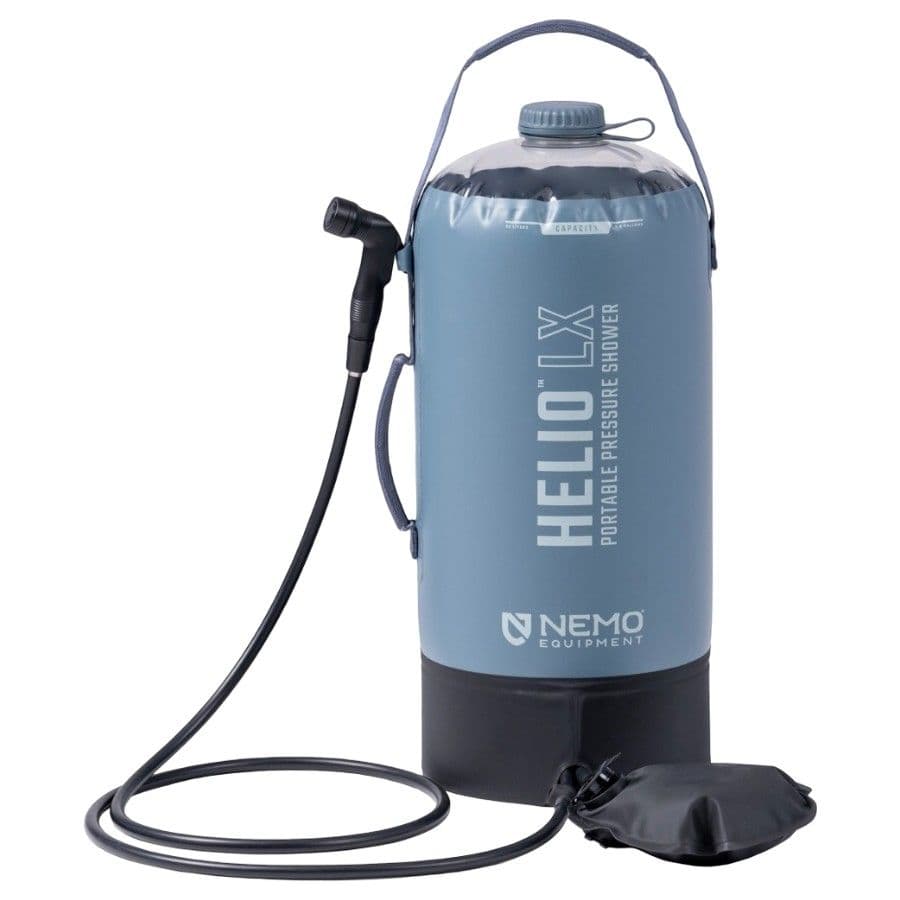 Nemo Helio LX Pressure Shower, ljusblå