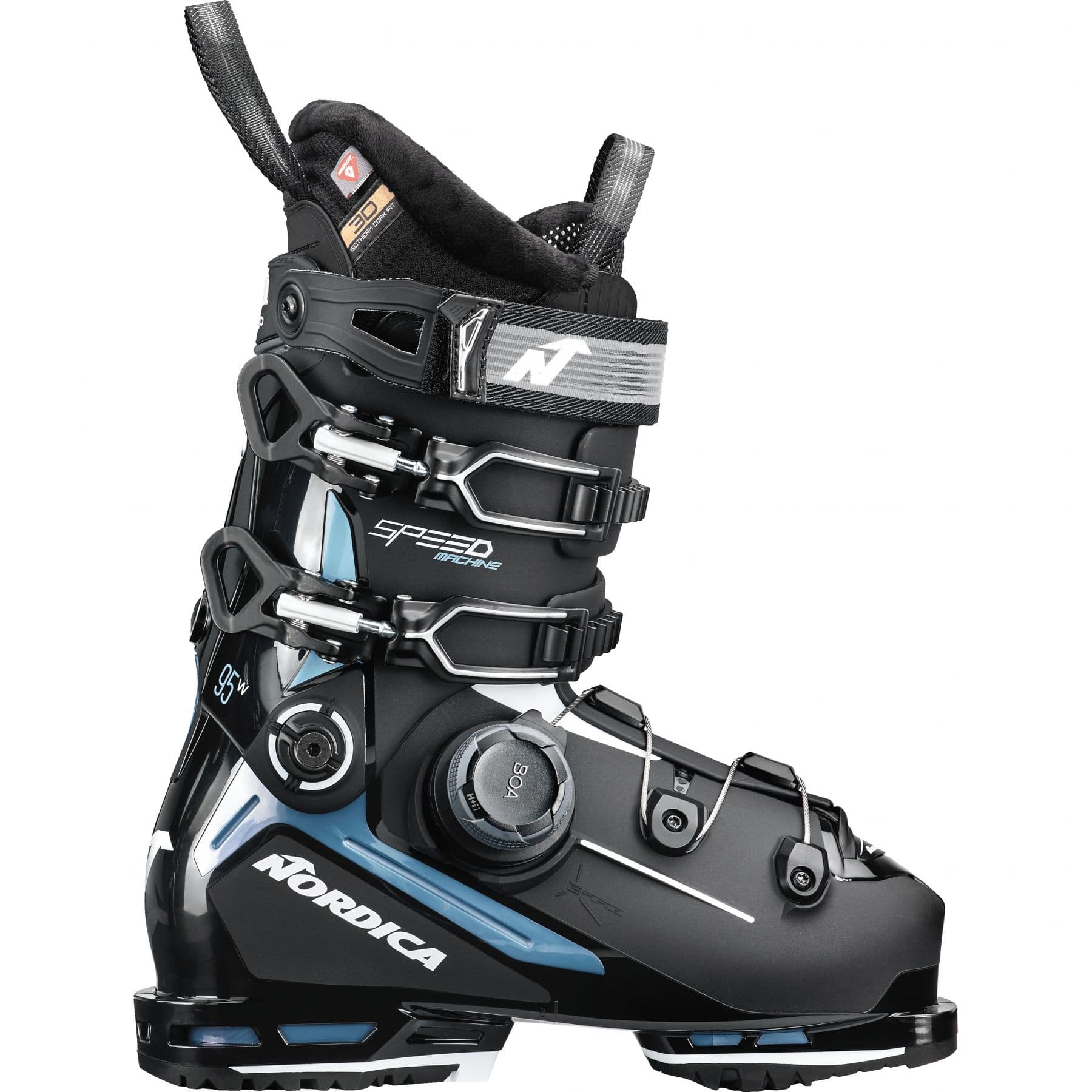 Nordica Speedmachine 3 BOA 95 W GW, Pj�xor, Dam, Svart