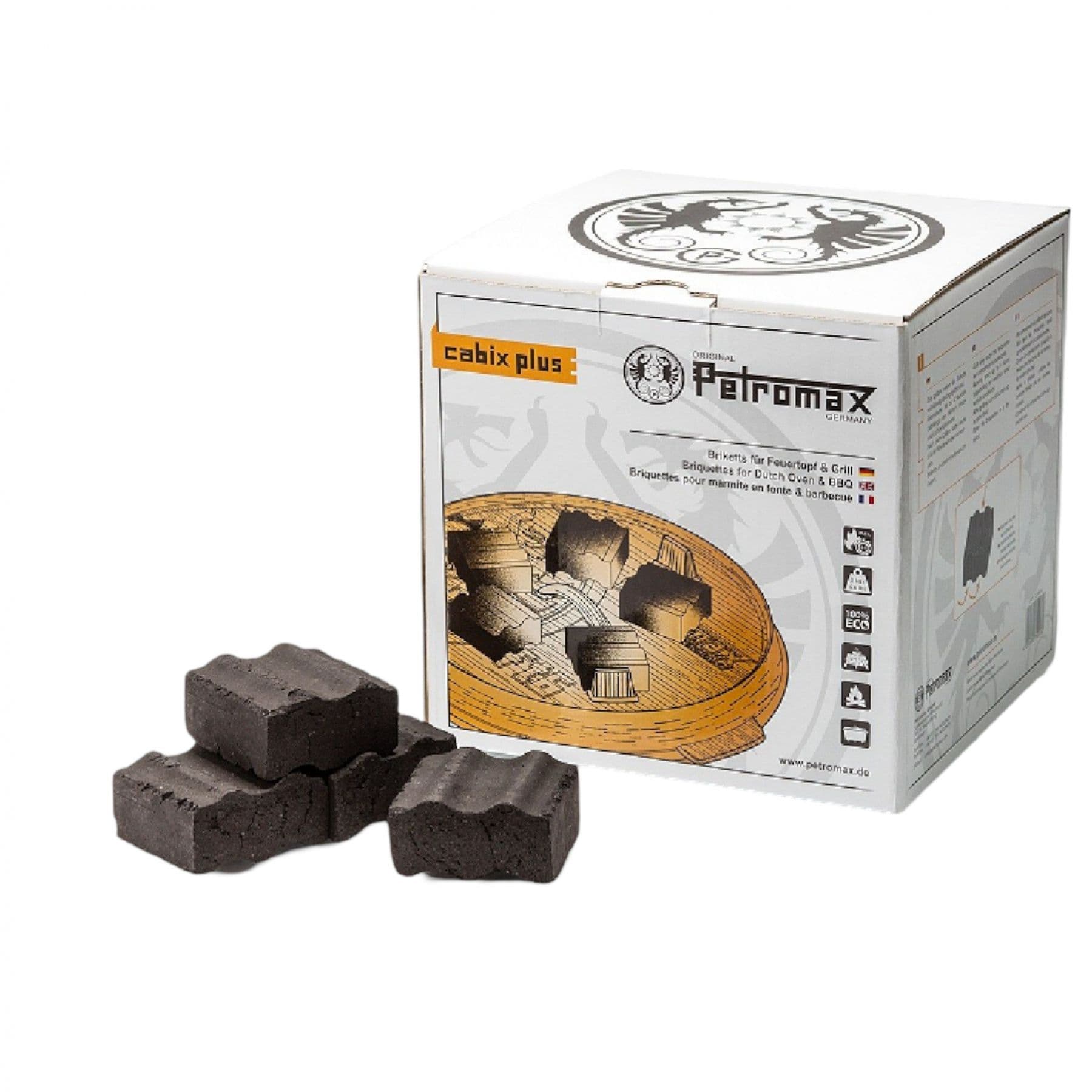 Petromax Cabix Plus, Briketter, svart