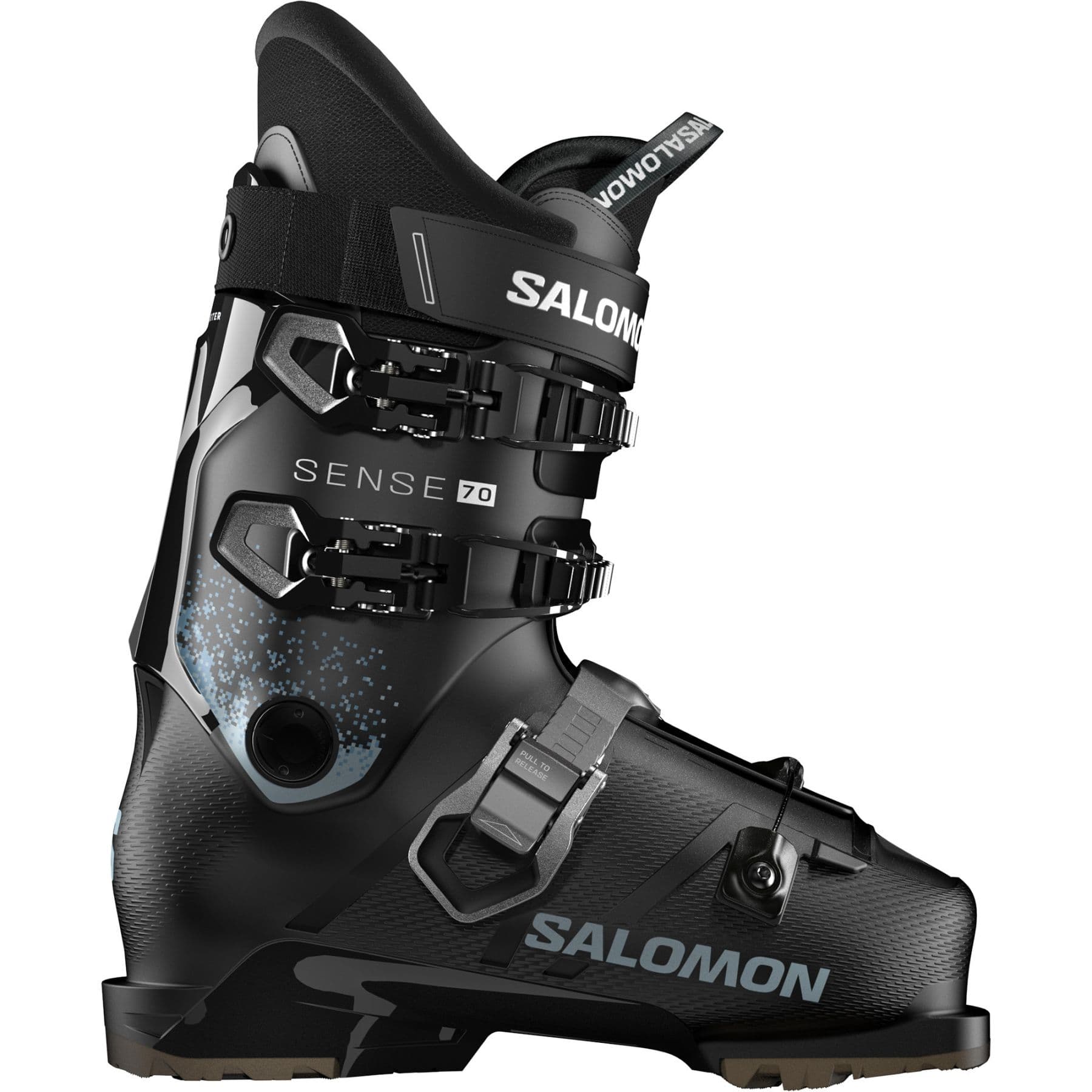 Salomon Sense 70 T GW, Skidpjäxor, Junior, Svart