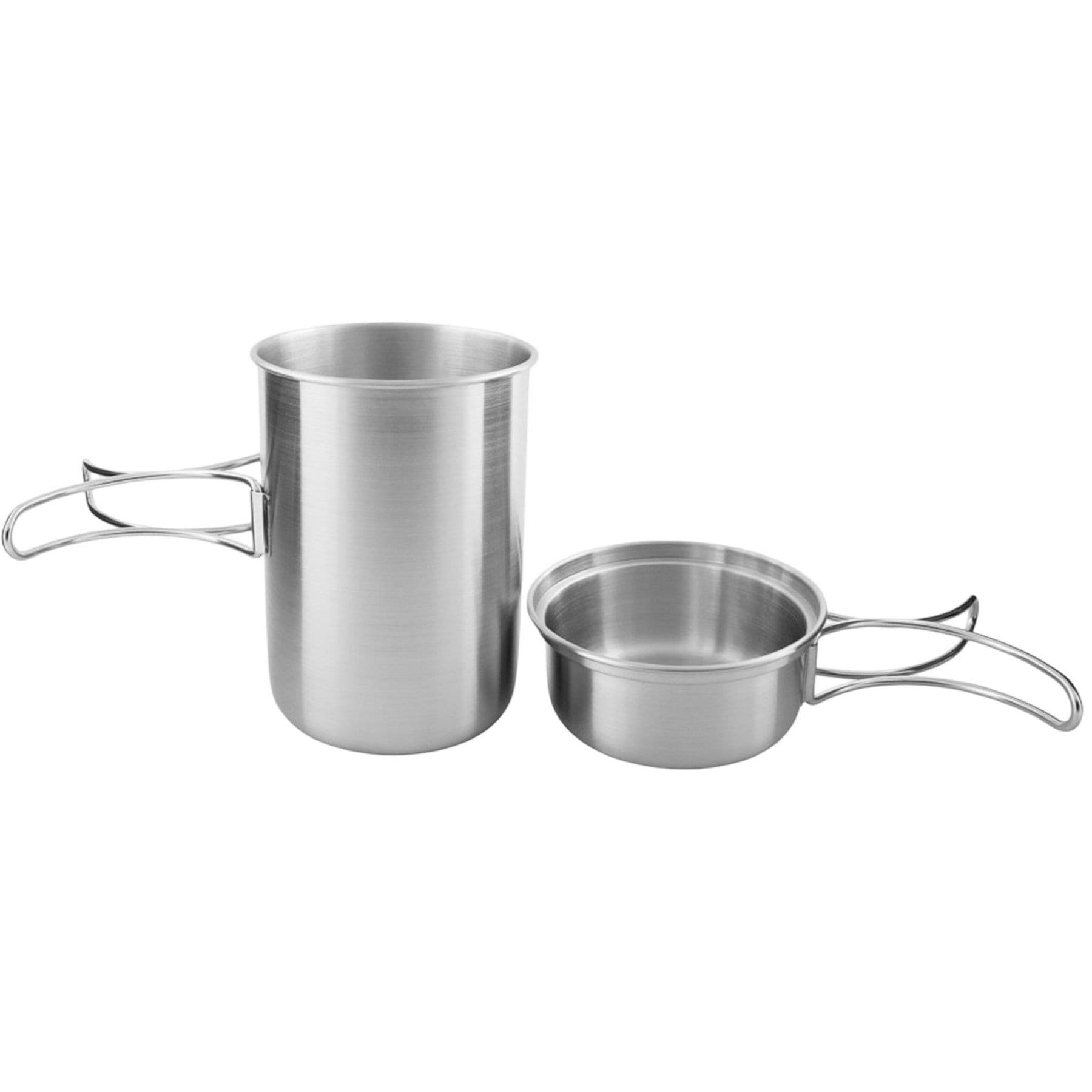 Tatonka Handle Mug 850ml Set, mugg med lock, silver