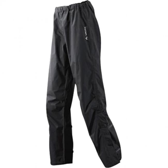 Vaude Women's Fluid Pants, regnbyxor, dam, svart