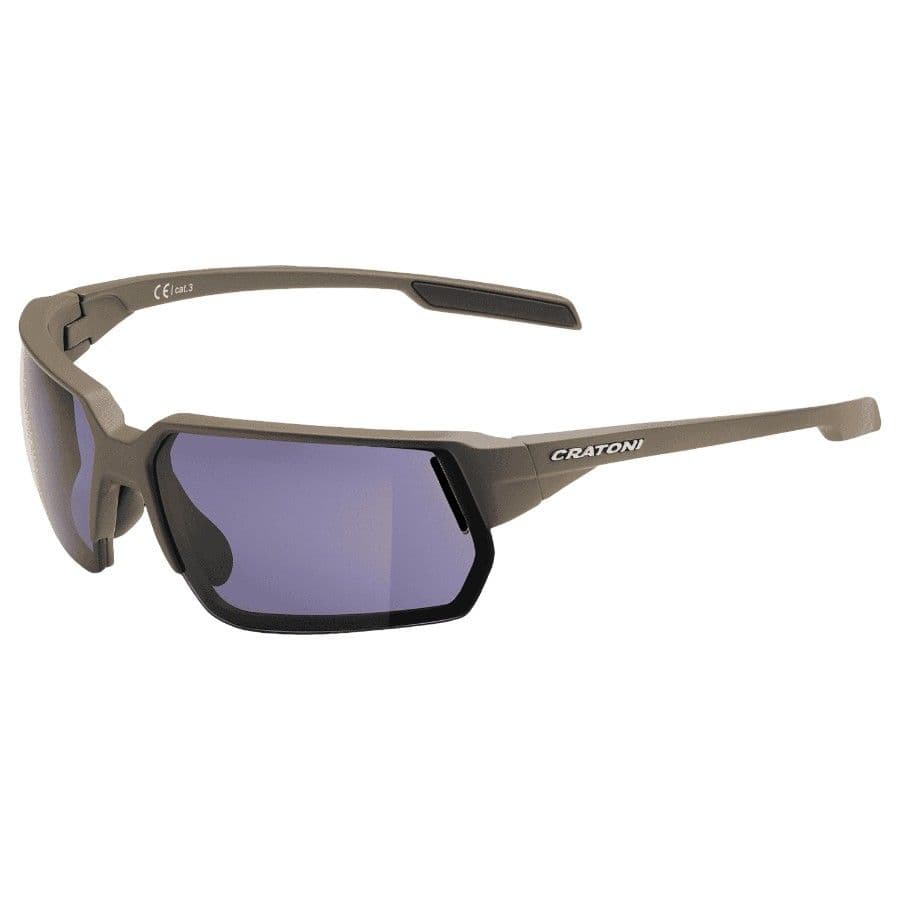 Cratoni C-Lite Color+ Lifestyle Grey-Blue W/O Mirror, solglasögon, brun