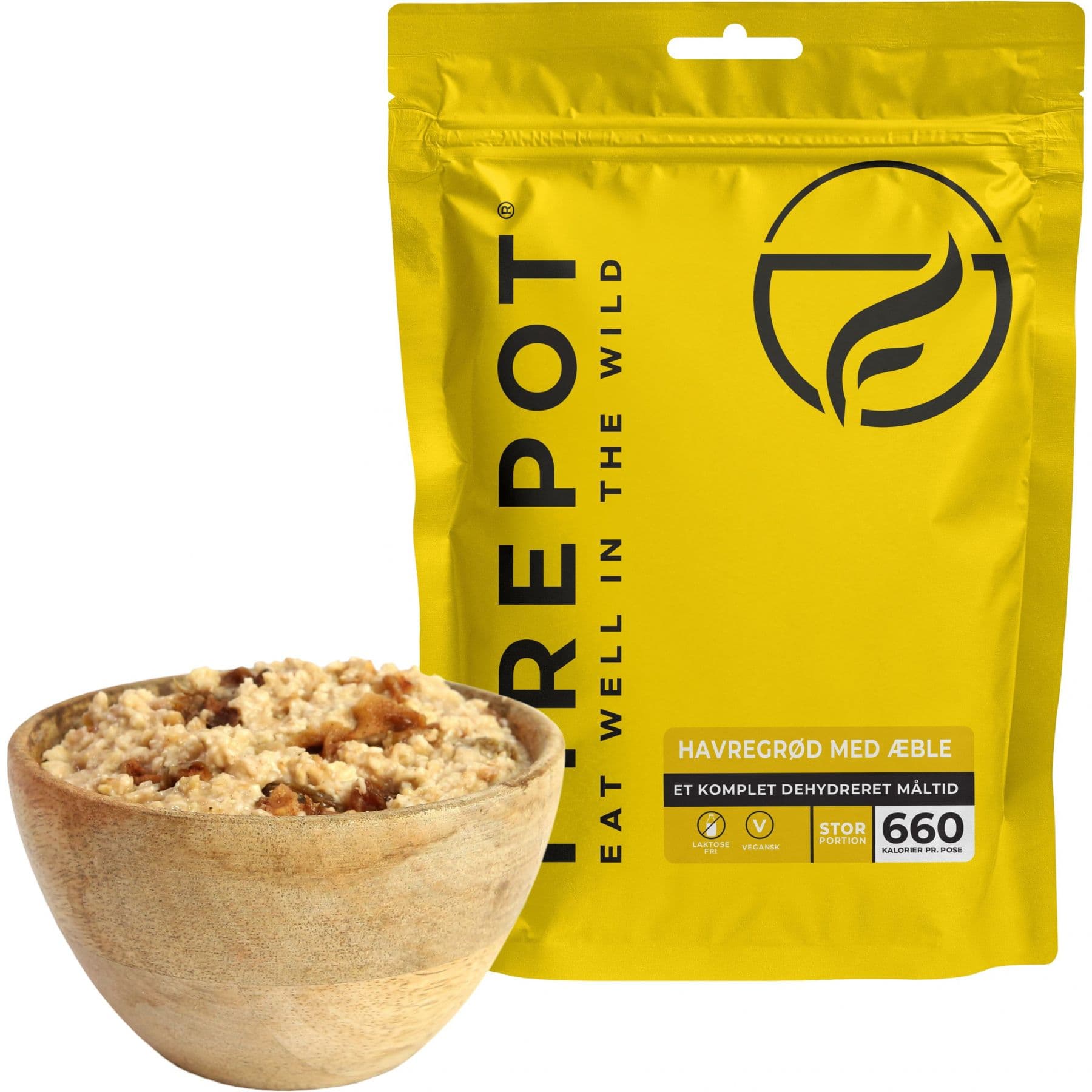 Firepot Havregröt med Äpple, frystorkad mat, XL