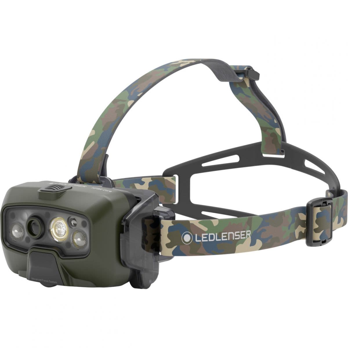 Ledlenser HF8R Core RGB, Pannlampa, Camo