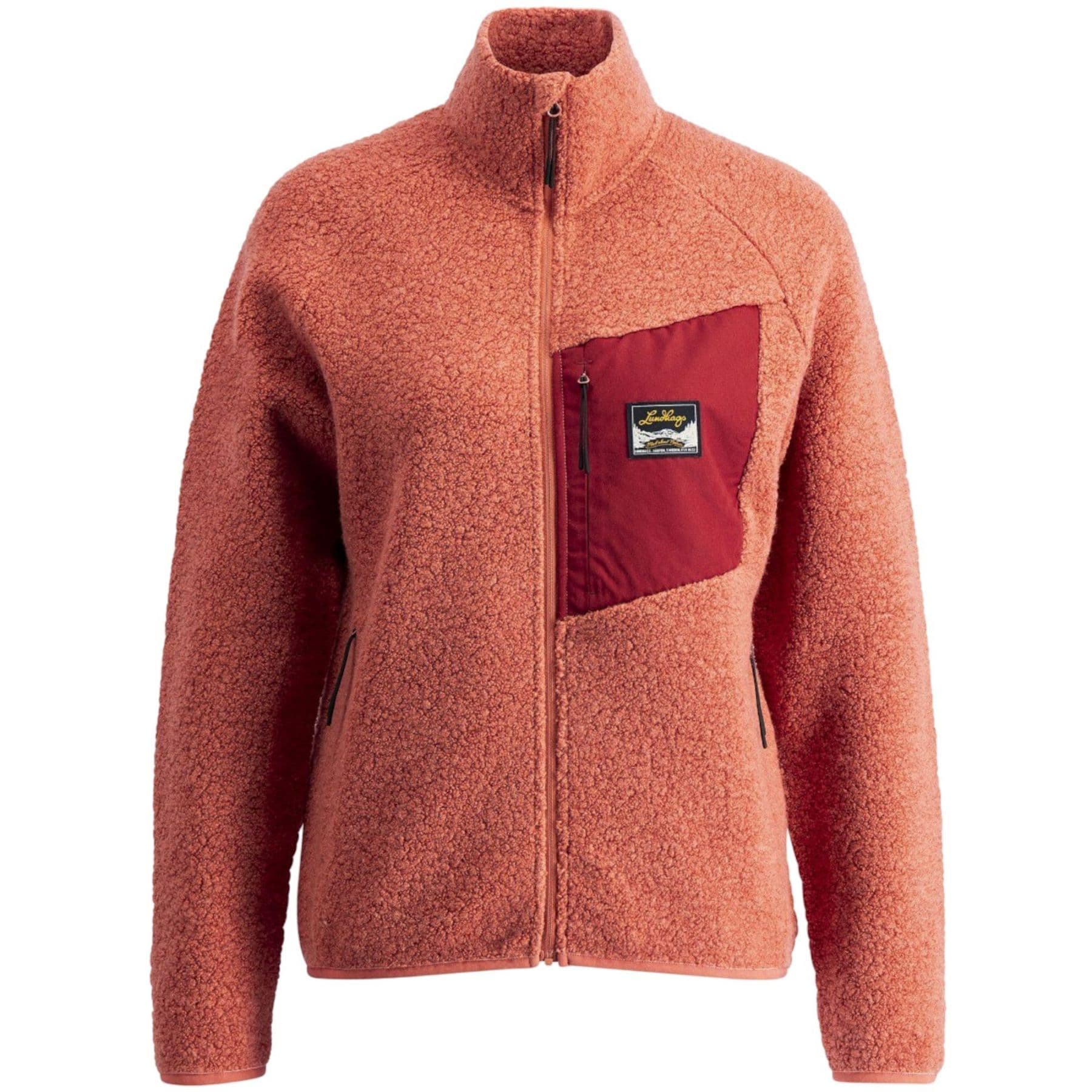 Lundhags Flok Wool Ws Pile, mellanlager, dam, rosa
