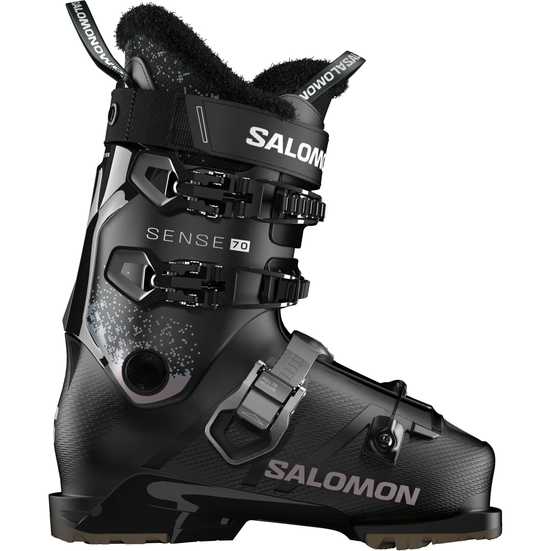 Salomon Sense 70 GW, Skidpjäxor, Dam, Svart