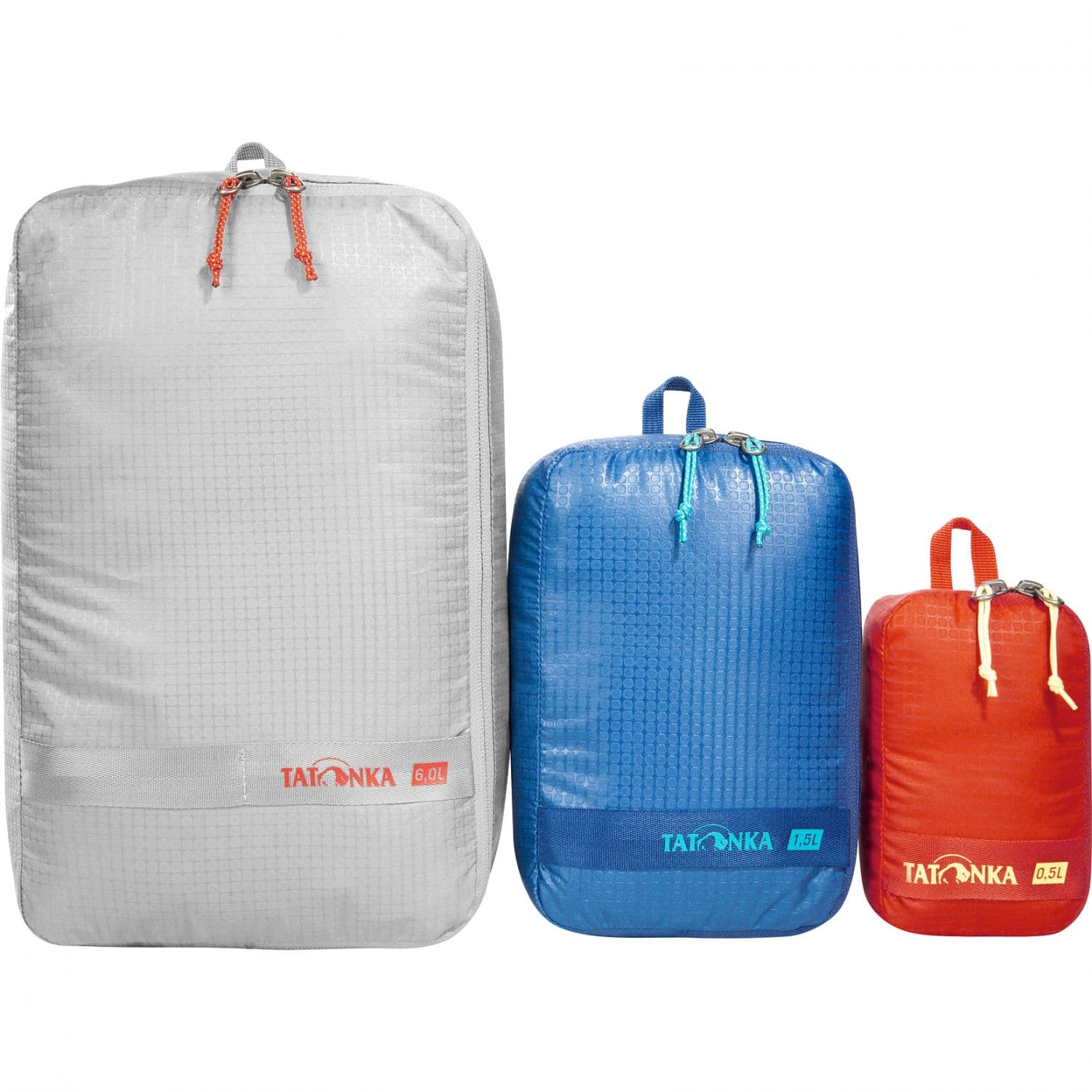 Tatonka Stuff Sack Zip Set III, packningskub, multi