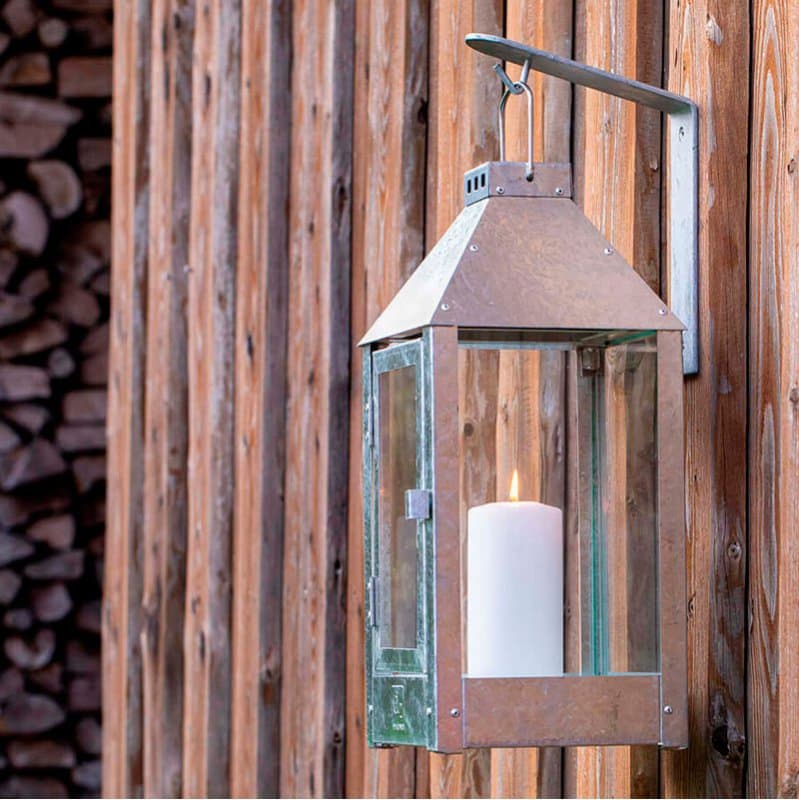 Lanterne A2 Living Midi Galvaniseret Stål H 42,5 cm fra by Brorson