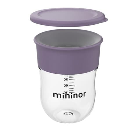 Mininor Training Cup, 220 Ml, Lilac Flower