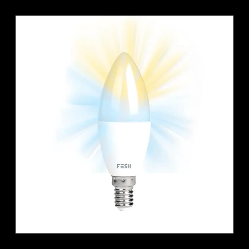 FESH Smart Home LED Kertepære - Kold/varm E14 5w Ø 37